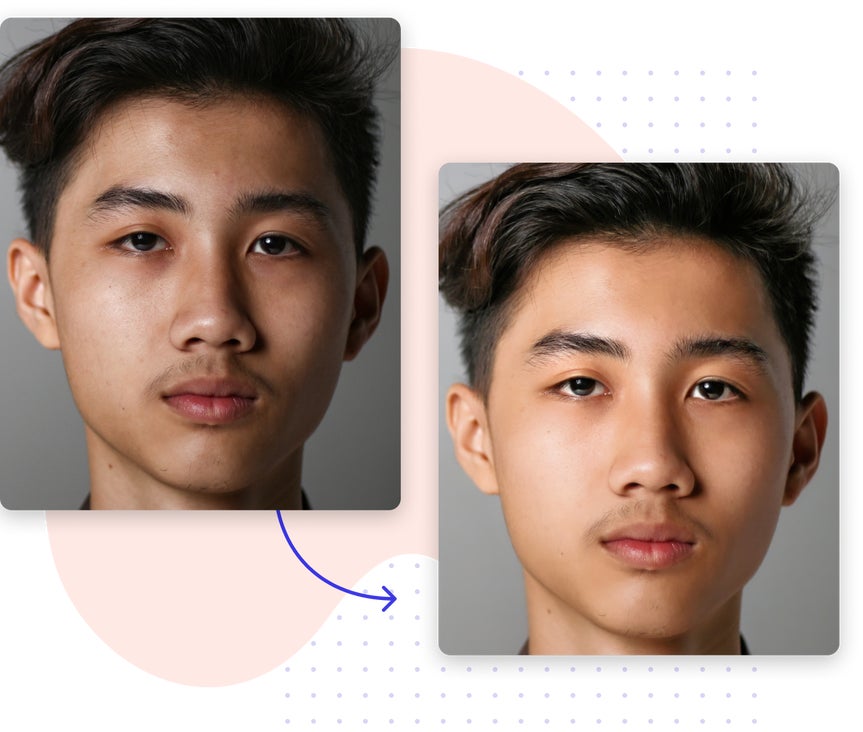 Optimizador de fotos de retrato de BeFunky